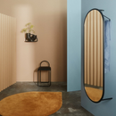 B-Ware Aytm Angui Wandspiegel Spiegel Hängespiegel Flurspiegel Large 39x108cm Anthra522