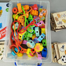 small foot Bundle Balancierspiel & Fädelperlen Holzspielzeug