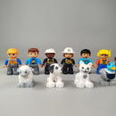 LEGO Duplo Bundle Figuren Set von 12 Menschen & Tiere