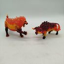 Schleich Bundle Eldrador Set von 2 Feuerstier & Feuerlöwe