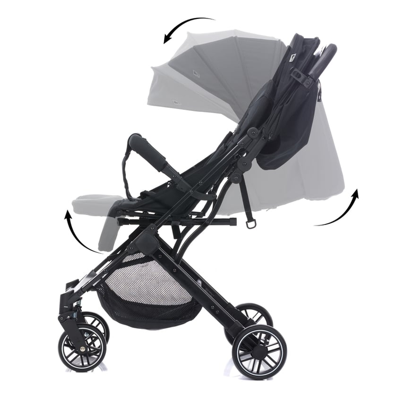 LITTLE ONE Trip Black Kinderwagen Sportkinderwagen Sportwagen Babywagen Wagen