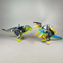 Playmobil Dino Rise Set von 2 Dinosaurier-Figuren mit Rüstung & Reitern