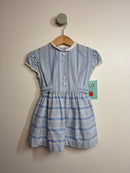 Kleid kariert mit Bubi Kragen • 74 • true vintage