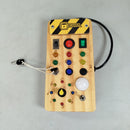 Montessori Busy Board Holz LED Aktivitätsbrett