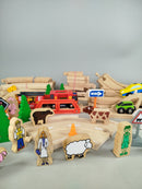 Konvolut BRIO Holzeisenbahn Züge ca. 2 kg, ab 3 4 5 Jahre