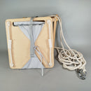 Baby Holzschaukel – mit Seilen & 2 Kissen