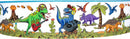 Bestway Fill 'N Fun Planschbecken Dinosaurier ø 244x46 Cm Poolbecken Gartenpool B-Ware