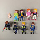 Playmobil Bundle Feuerwehr THW & Post Set von 12 Figuren