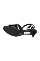 CELINE TRIOMPHE RIEMCHENSANDALEN AUS LAMMLEDER Riemchensandalen Size 38 Schwarz
