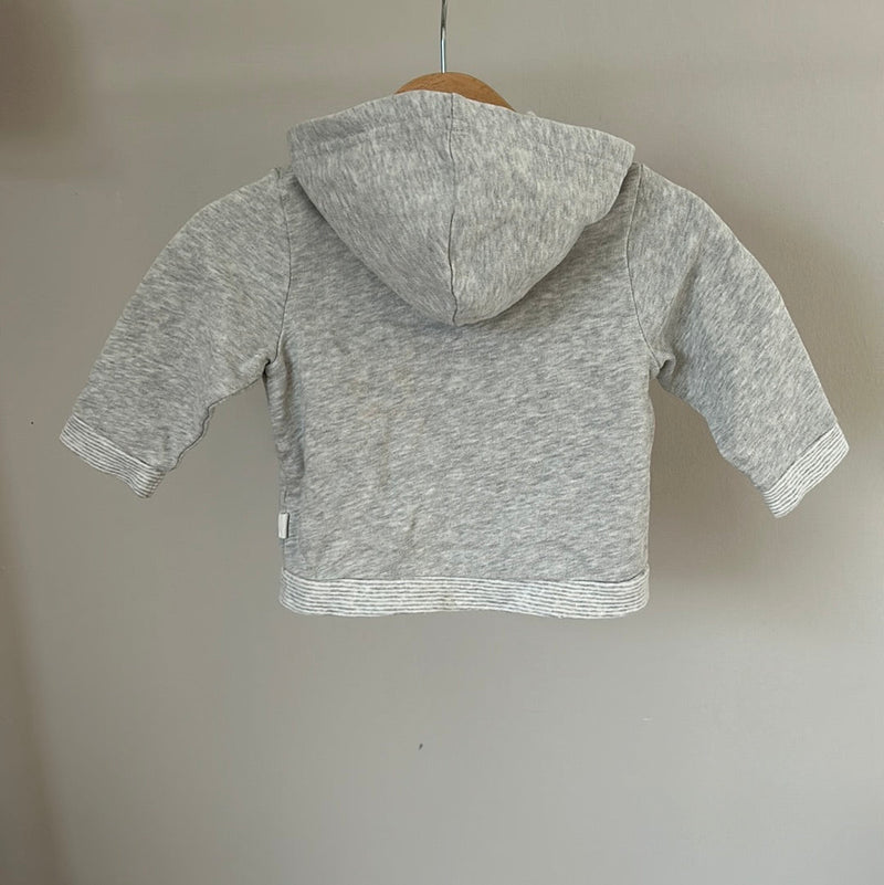 Hessnatur Sweatshirt Jacke - Gr. 62/68