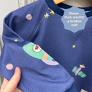 Okrktopulli | dünner Sweater | Unser Alltagbegleiter Weltall 80-140