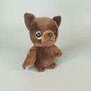  Plüschtiere Set - Wolf, Seehund, Fledermaus