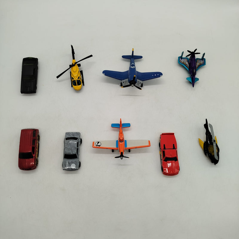 Bundle Hot Wheels x9 Fahrzeuge & Flugzeuge Set, Neuwertig