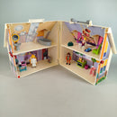 Puppenhaus Spielset – faltbares Haus mit Figuren & Möbeln, gutes Set