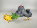 Dinosaurier Vulkan Spielset