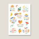 WASSER- UND SPÜLMASCHINENFESTE STICKER • AFFIRMATION