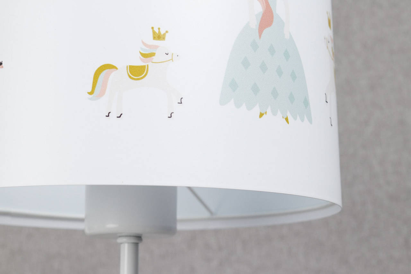 BP Kinder-Tischlampe für Mädchen mit Little Princess-Motiv Tischleuchte Lampe