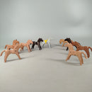 Bundle Playmobil Set von 9 Pferdefiguren