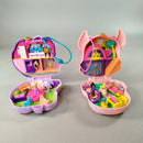 Polly Pocket Bundle Set von 2 Tierwelt Kompakte