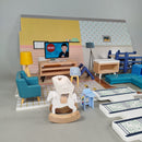 Puppenhaus mit Figuren & Möbeln