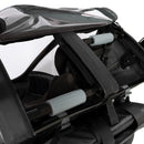 B-Ware Hamax Cocoon One Fahrradanhänger Buggy Kindertransport Grau Schwarz Einsitzer