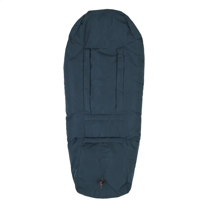 B-Ware Voksi Fußsack Schlafsack Kinderwagen Adventure Poppy Blue Daunenfüllung 105x50cm