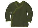 Strickjacken Strickpullover & Strickjacken Kleidung Baby-Jacke melange-olive-anthrazit* Disana Front Image Last Season