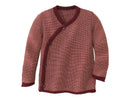 Strickjacken Strickpullover & Strickjacken Kleidung Baby-Jacke melange-cassis-rosé Disana Front Image Last Season