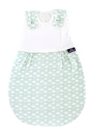 Träumeland S0100603 Außenschlafsack LIEBMICH Wolke mint, Größe 56/62, mehrfarbig