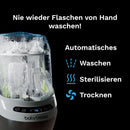 Baby Brezza Bottle Washer Pro – Flaschenwaschmaschine für Babyflaschen & Milchpumpenteile – Wäscht, sterilisiert & trocknet automatisch – Mit HEPA-Filter & 20 Sprühdüsen – 6 Modi