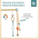 Bieco Spieltrapez Spielbogen für Babys -Figuren, Rasseln, Kugeln