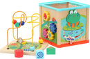 small foot Motorikwürfel Tierwelt aus Holz, Spielspaß und Beschäftigung für Baby und Kleinkind, ab 12 Monate, 10622 Spielzeug