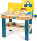 small foot Werkbank „Workshop“, inklusive 4 Werkzeugen und umfangreichem Zubehör aus Holz, für Kinder ab 3 Jahren, 12558