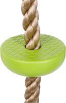 small foot Tellerschaukel mit Kletterseil, Outdoor-Schaukel & Klettergeräte und Schaukeln Turnringe aus Vollholz