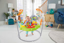 Fisher-Price CHM91 - Spielspaß Rainforest Jumperoo, mit Lichtern und Musik, höhenverstellbar