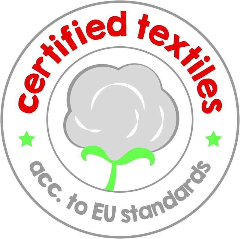 roba Schlafsack 90 cm Indibär - Babyschlafsack ganzjährig für Sommer & Winter - aus atmungsaktiver Baumwolle - Bären Motiv in Braun / Weiß