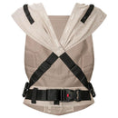 Hoppediz Babytrage Primeo, für Neugeborene ab Geburt, Bauchtrage, Rückentrage, 100% Bio-Baumwolle, Djerba