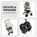 hauck Buggy Sport, Tango/Caviar - Federleichter Reisebuggy 5,9 kg - mit Liegefunktion für Kinder ab Geburt bis 15 kg - Klein Zusammenklappbar, Großer Einkaufskorb bis 3 kg