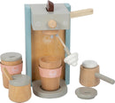 small foot Kaffeemaschinen-Set "tasty" aus Holz, Rollenspielzeug für Kinder, Spielküchenzubehör, ab 3 Jahren, 12247