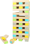 small foot Wackelturm XXL "Active" aus Holz, Outdoor-Familienspiel, ab 3 Jahren, 12027