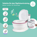 Baby Töpfchen - Toilettensitz Kinder - Kinder Töpfchen Mit Musik & Spülgeräusch Für Töpfchentraining - Baby & Kindertoilette - Leicht Zu Entleeren Mit Herausnehmbarem Topf - Potty Training Toilet