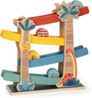 small foot Kugelbahn „Dino“, robuste Kullerbahn aus FSC 100%-zertifiziertem Holz, für Kinder ab 18 Monaten, 12614