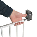 roba Türschutzgitter 'Easy Step', Metall Schutzgitter weiß, extra hoch, variable Breite 60-97cm