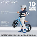 Kinderkraft 2WAY Next Laufrad ab 3 Jahre, Licht Lauflernrad, Kinder fahrader, 12 Zoll Räder, Höhenverstellbar Sattel und Lenker, Einfache Montage, Begrenzter Lenkeinschlag, Gummigriffe, Grün