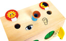 small foot Fühl-Box aus Holz, Sinnesspiel, schult spielerisch den Tast- Hör- und Sehsinn, ab 3 Jahren, 6989