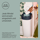 Tommee Tippee Twist & Click Windeleimer XL, Fasst bis zu 60 Windeln, Umweltfreundlicheres System mit 1 Nachfüllkassette mit Nachhaltig Bezogener Antibakterieller Greenfilm-Folie