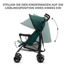 Kinderkraft TIK Kinderwagen, Liegebuggy, Sportwagen, Leicht - 6,5kg, Drehbare Vorderräder, Verstellbarer Griff, Stufenlose Einstellung der Rückenlehne, Schnelles Zusammenklappen