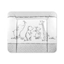 Julius Zöllner Wickelauflage Softy 85x75 cm - Wickelunterlage - wasserdicht und abwischbar - Made in Germany – Oeko-Tex Standard 100 – Safari