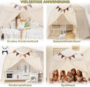 Lionherz round play tent without accessories, cream white