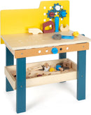 small foot Werkbank „Workshop“, inklusive 4 Werkzeugen und umfangreichem Zubehör aus Holz, für Kinder ab 3 Jahren, 12558